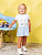 Платье "Фламинго" - Размер 68 - Цвет белый - интернет-магазин Bits-n-Bobs.ru